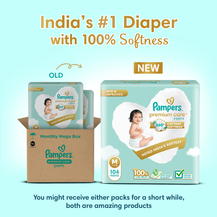 Pampers Premium Care Pant Style Diapers - Medium
