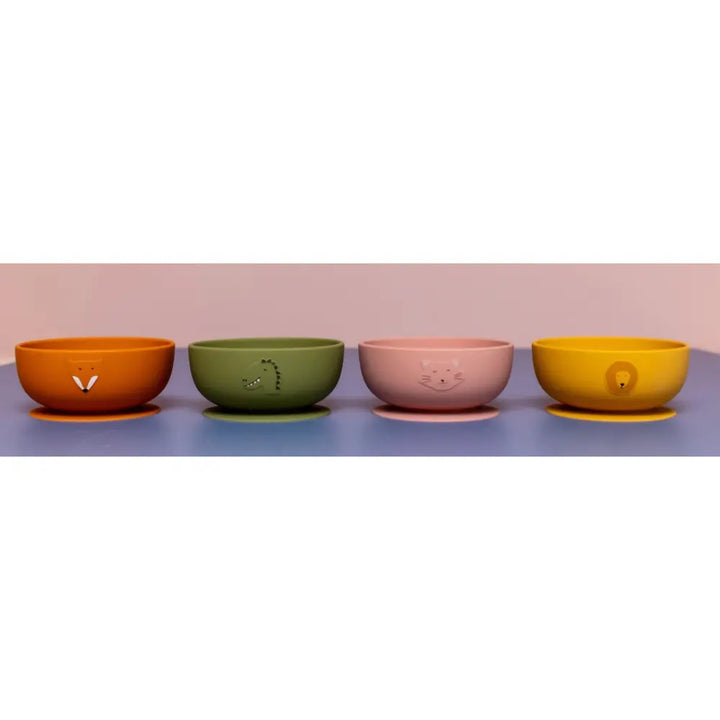 Trixie Silicone Bowl With Suction - Mr. Lion