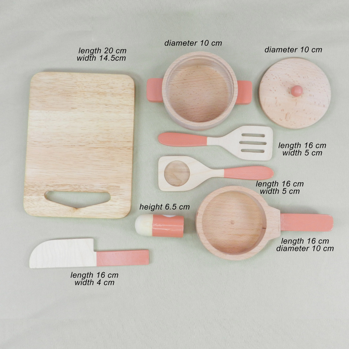 Playbox Grill &amp; Chill Wooden Cooking &amp; Kitchen Toy Set