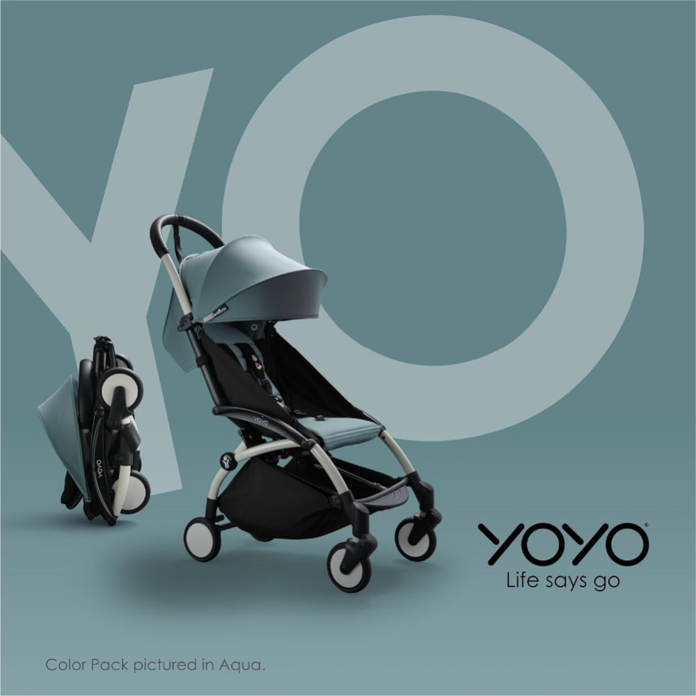 Stokke YOYO² Stroller – Black Frame & 6 Months+ Color Pack Stokke YOYO² Stroller – Black Frame & 6 Months+ Color Pack