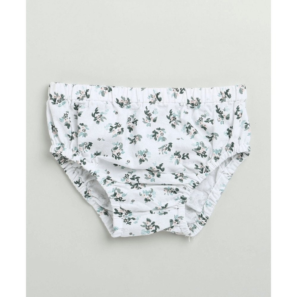 Sweetlime By AS Black &amp; Green Floral Print Organic Cotton Co-ord Set