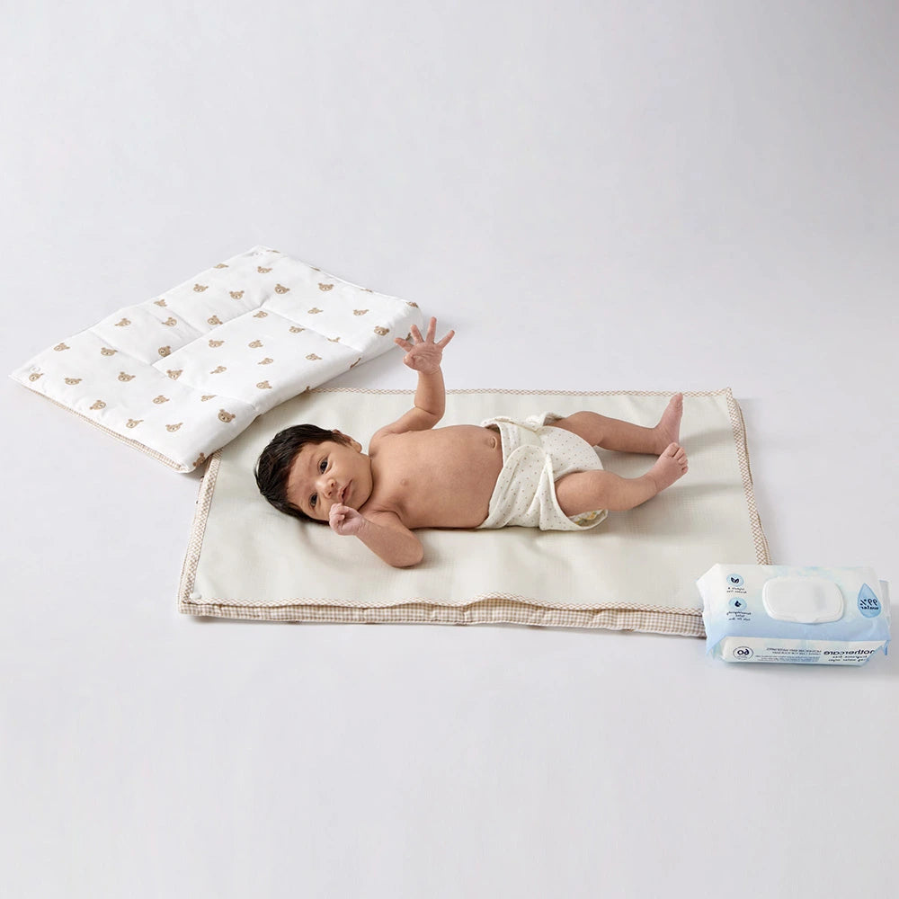 Annasimona Kids Teddy Diaper Changing Mat - Set of Two