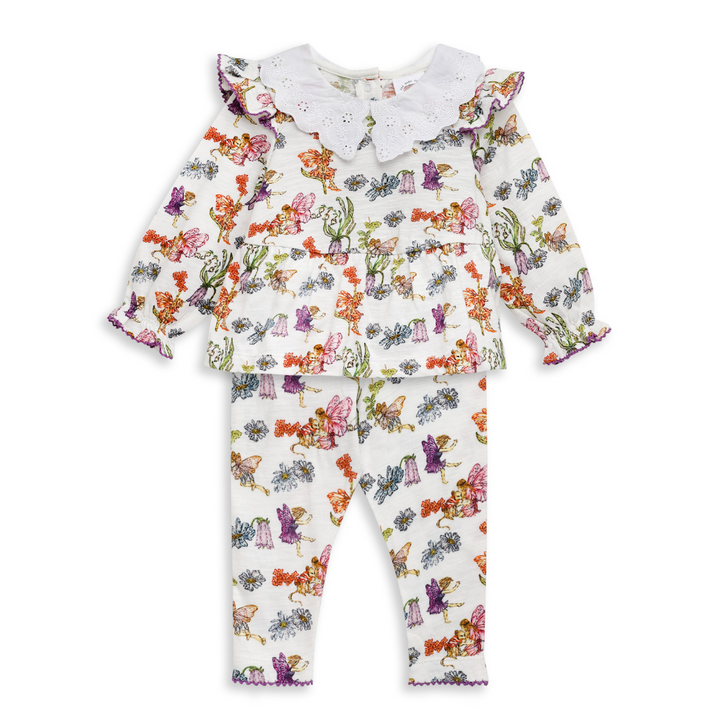 The Baby Trunk Broderie Co-ord Set - Garden Fairy