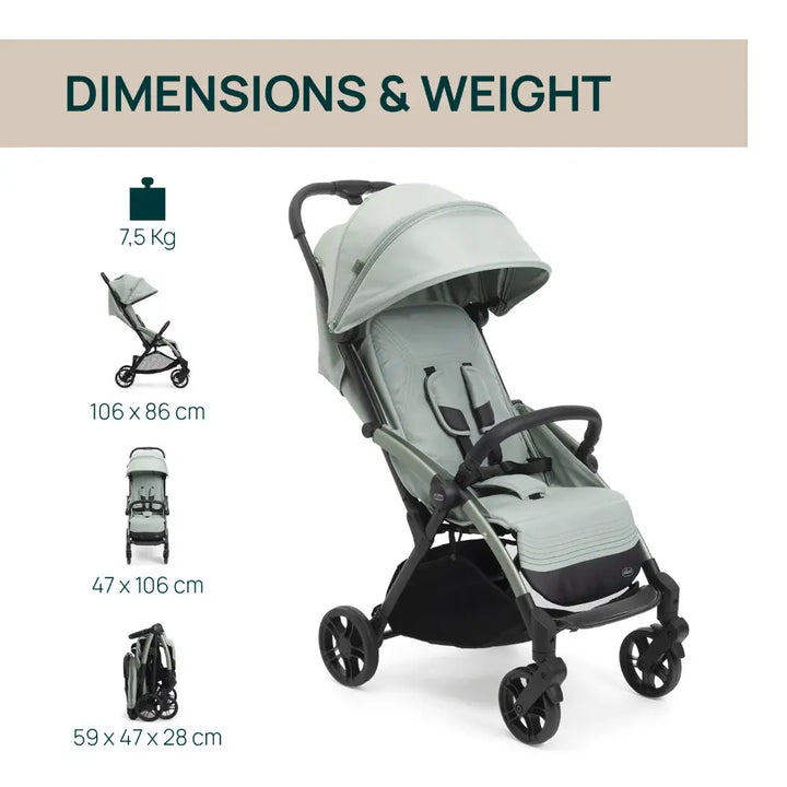 Chicco Goody Xplus Stroller - Sage