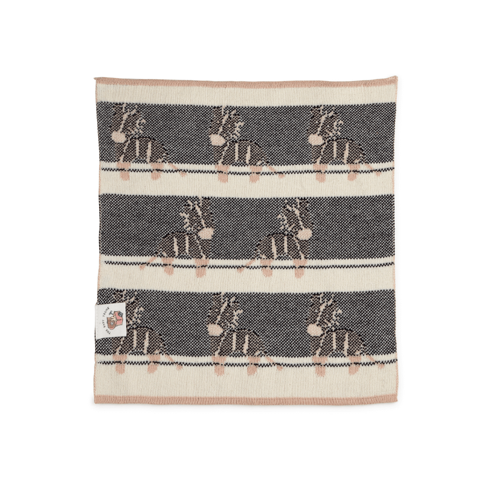 The Baby Trunk Napkin - Zebra (Set of 2)