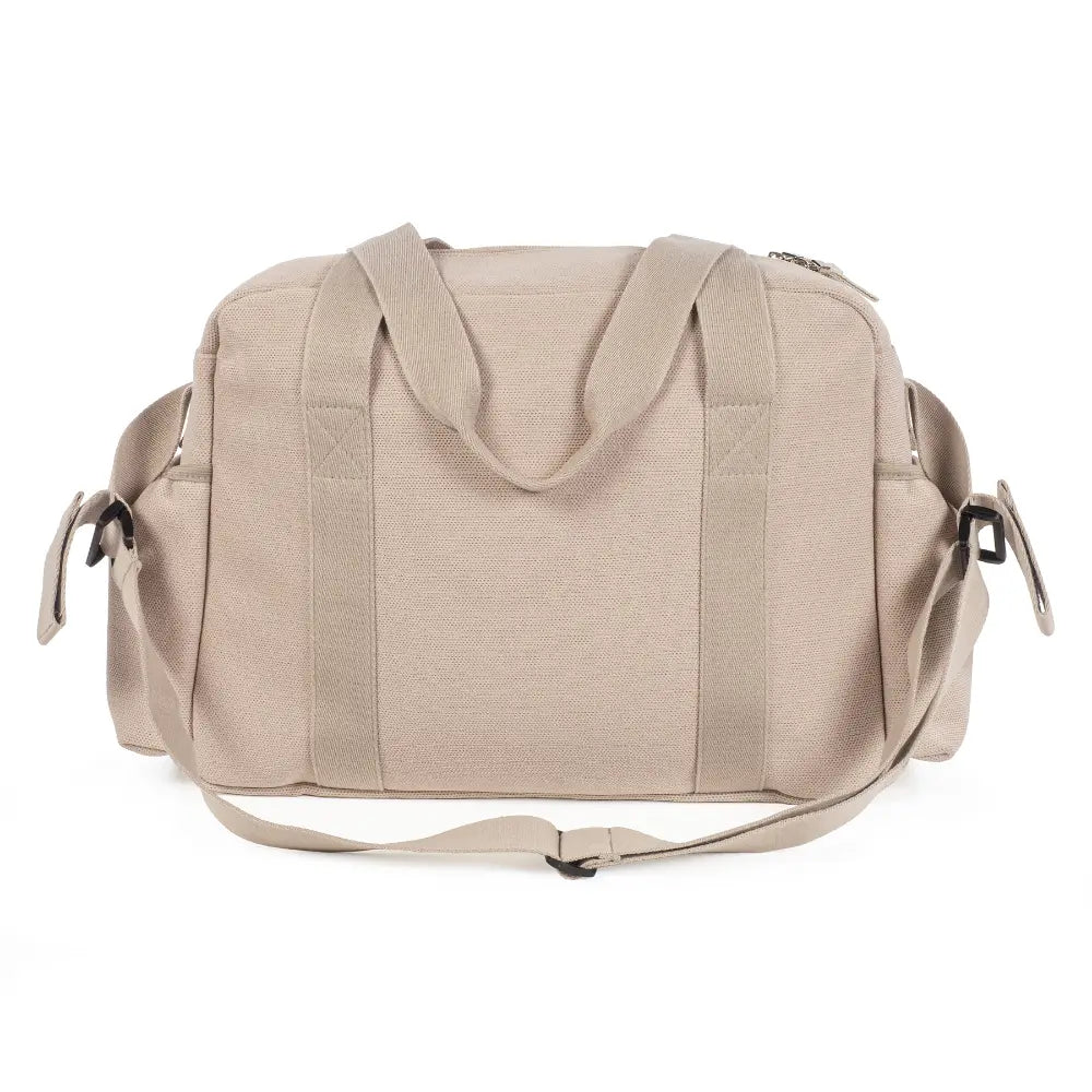 Walking Mum Diaper Bag with Changing Mat, Large Capacity Water-Resistant Bag with Multi-Pocket Organizer, Insulated Bottle Pocket, Shoulder &amp; Stroller Straps - Apricot