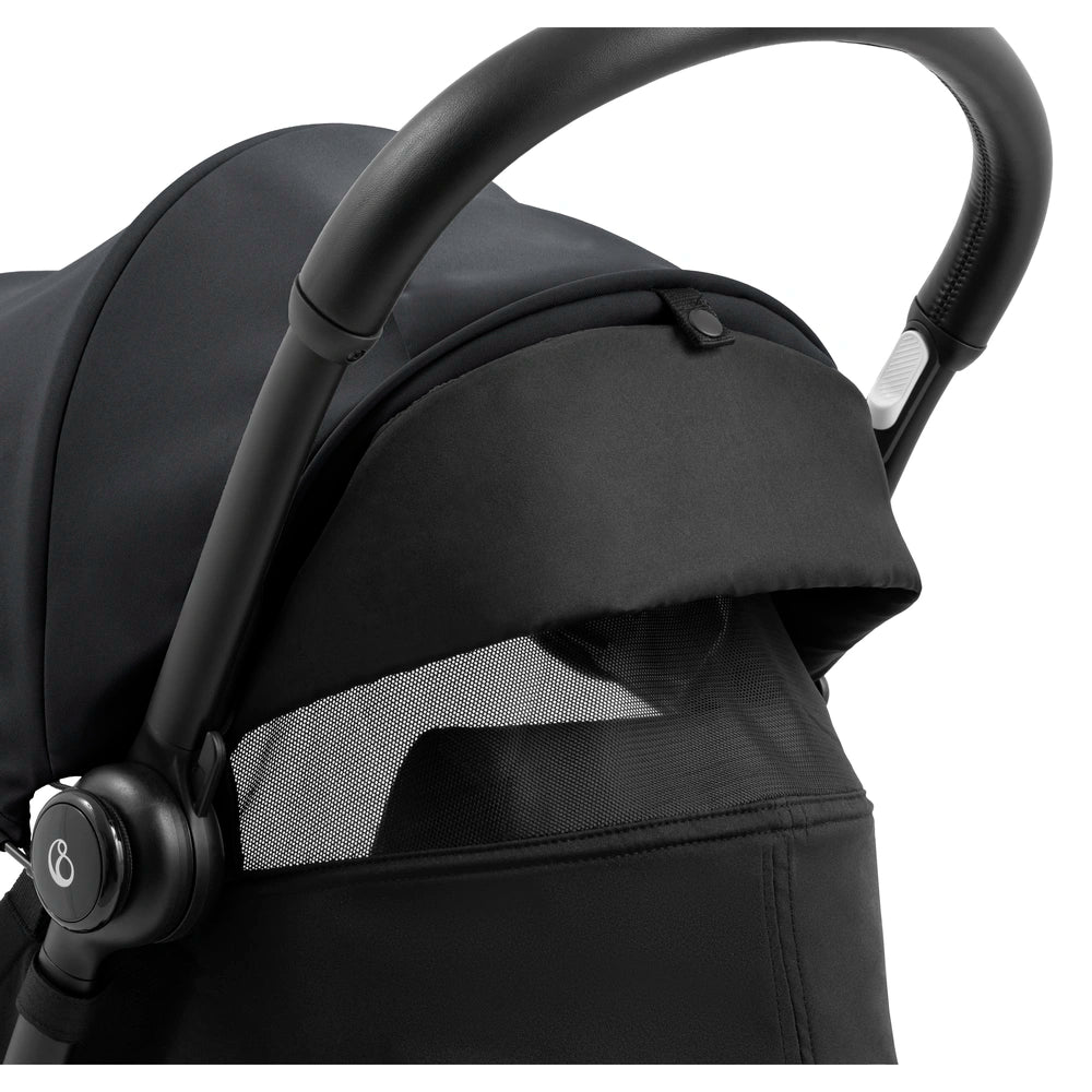 Stokke YOYO⁵  Seat Pack | 6 Months+ | Redesigned Padded Seat | Extendable Canopy | Zipped Back Pocket | Lightweight &amp; Comfortable | For Babies 6 Months to 4 Years | Requires YOYO Frame (Sold Separately) | Black