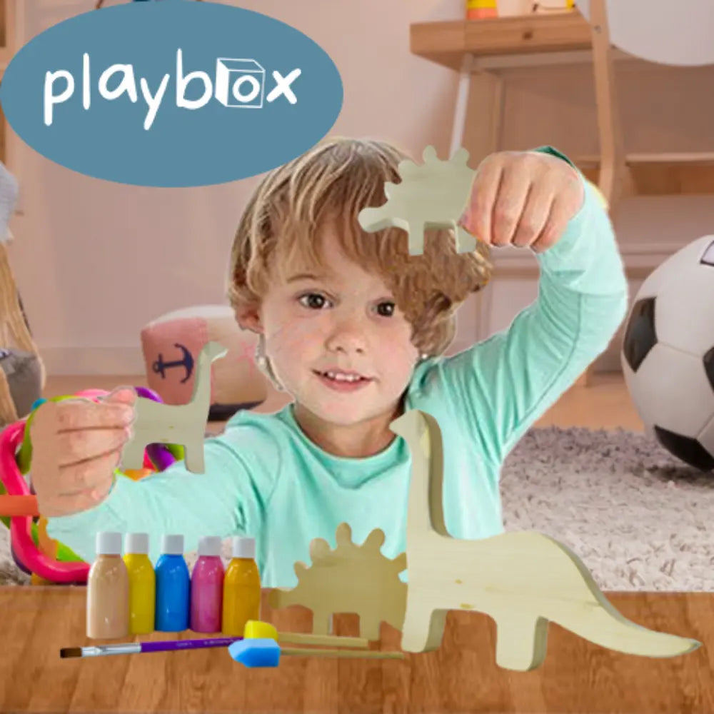 Playbox Wooden Dino 2 Diy