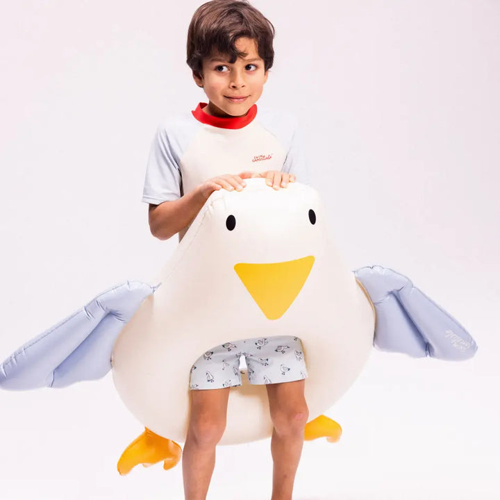 Swim Essentials Swim Ring, Inflatable Kids Pool Float,  Ø 65 cm - Multicolored Sunny Seagull