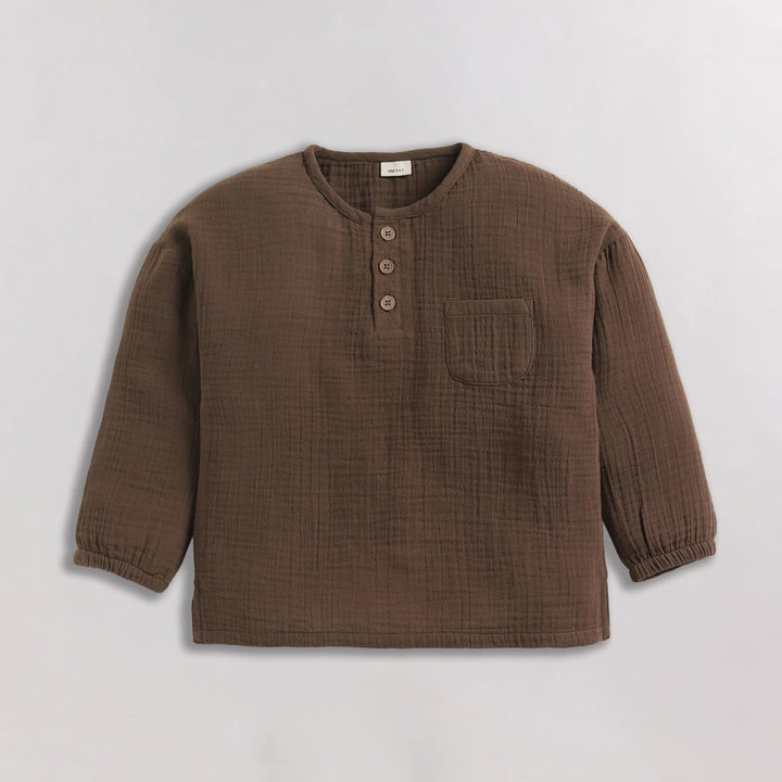 Cot &amp; Candy Baby Organic Boys Cordset - Cocoa Whisper