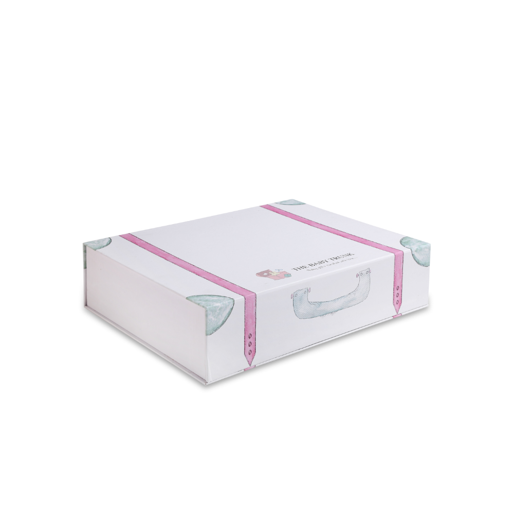 The Baby Trunk Snuggle Blanket Set - Blush