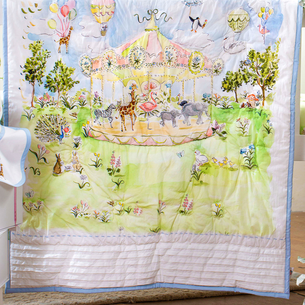 The Baby Trunk Carnival Carousel - Bedding Set - Pack of 4