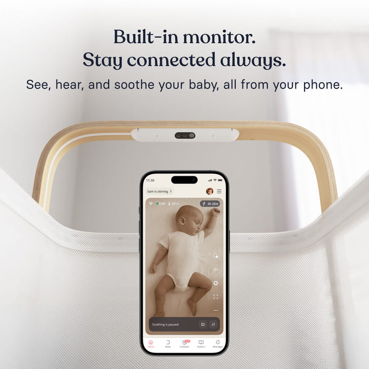 Cradlewise Smart Bassinet and Cot - Age 0-2 years, upto 15 kgs