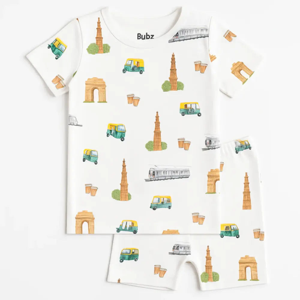 Bubz Bamboo Baby Co-rd Set - Soft Breathable Outfit - Delhi