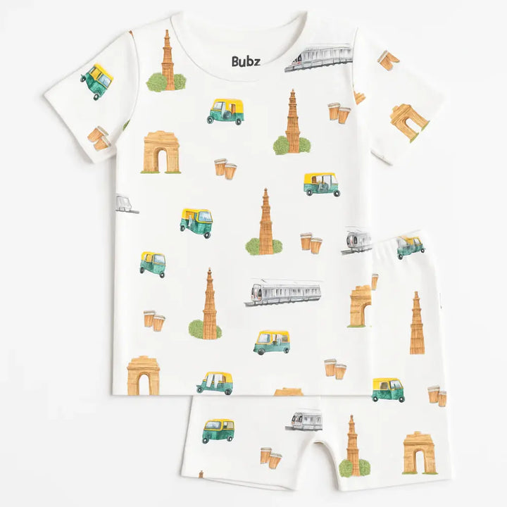 Bubz Bamboo Baby Co-rd Set - Soft Breathable Outfit - Delhi