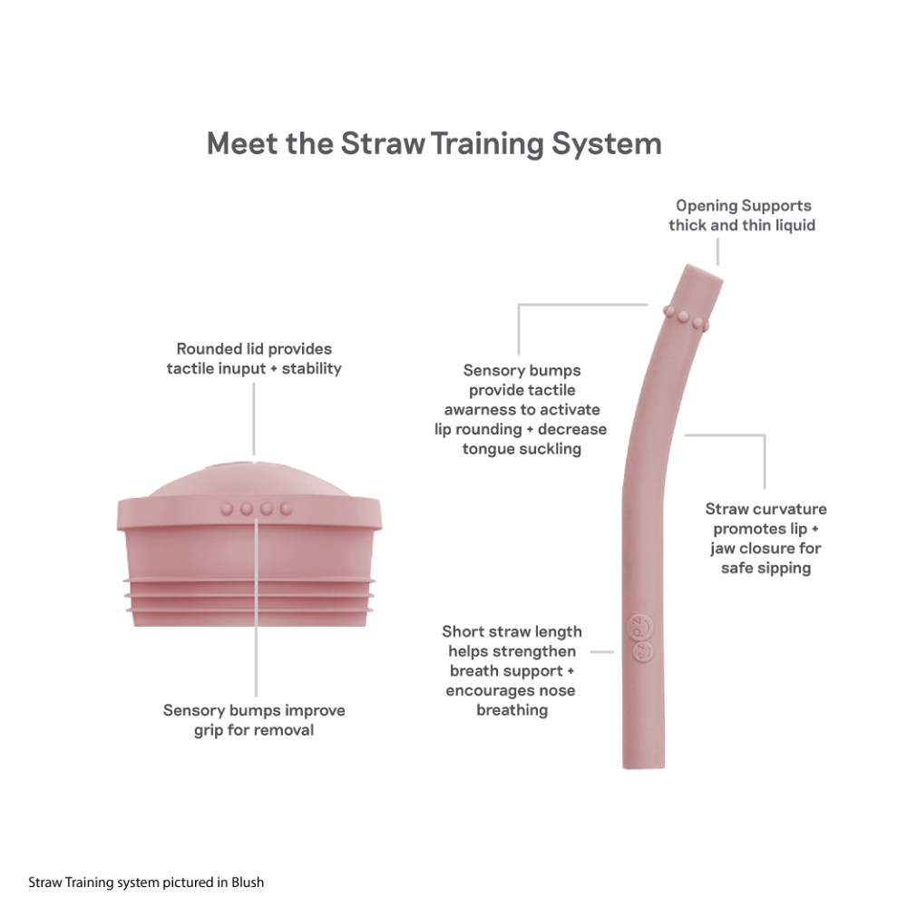 ezpz Mini Cup + Straw Training System for Toddlers