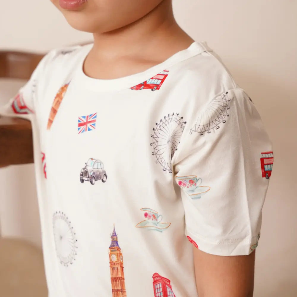 Bubz Short Sleeve Set - London
