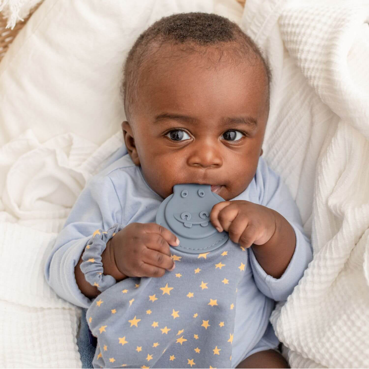 Cheeky Chompers Baby Comforter with Teether - Midnight Stars Comfortchew