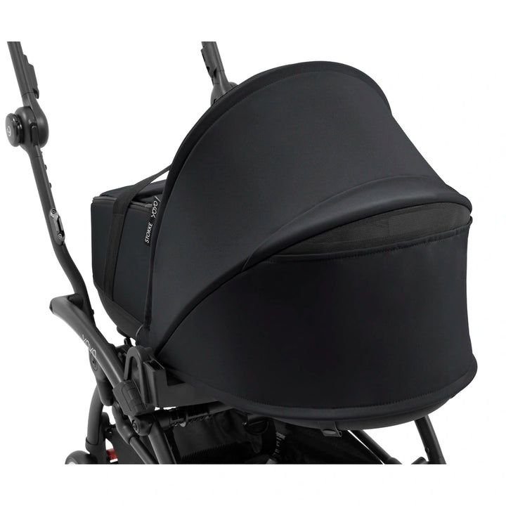 Stokke YOYO⁵ Bassinet | Lightweight Newborn Carrycot | 2-in-1 Carry Cot | Thick Double Mattress | Fully Flat Recline | Breathable Design | Easy Clip-On | Requires YOYO Frame (Sold Separately) | Black