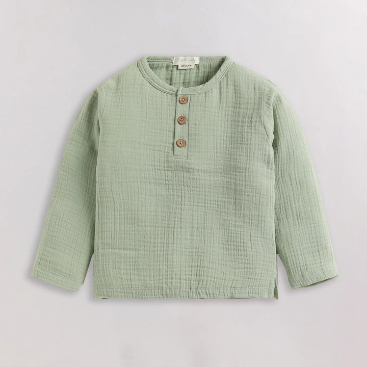 Cot &amp; Candy Baby Organic Boys Cordset - Sage