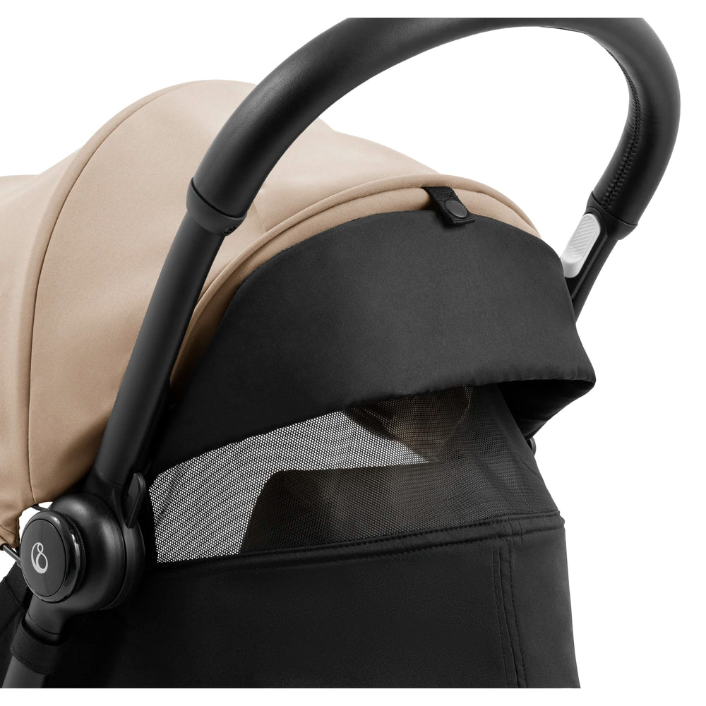 Stokke YOYO⁵  Seat Pack | 6 Months+ | Redesigned Padded Seat | Extendable Canopy | Zipped Back Pocket | Lightweight &amp; Comfortable | For Babies 6 Months to 4 Years | Requires YOYO Frame (Sold Separately) | Taupe