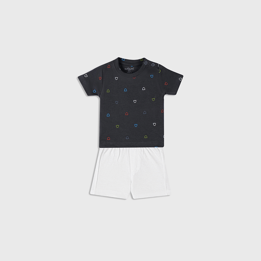 Enfants Stylish Black and White set