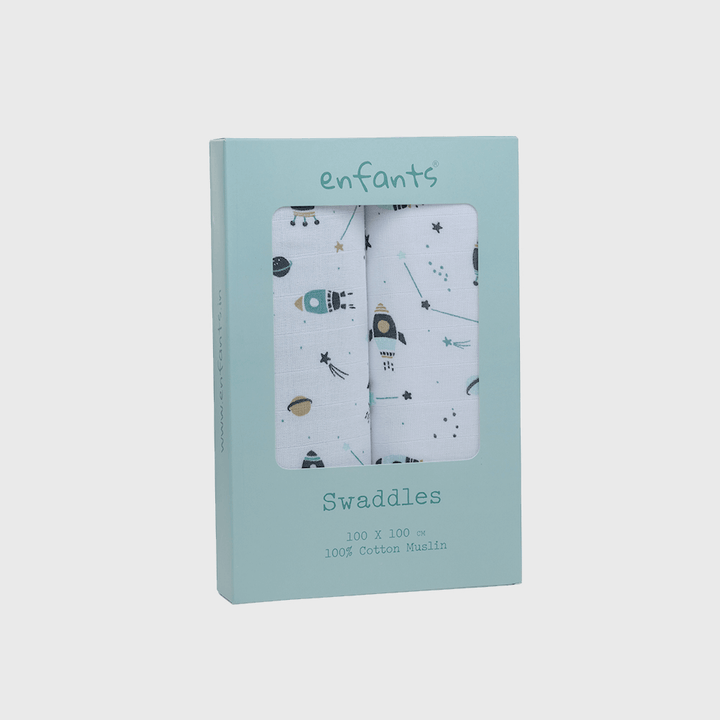 Enfants Space Explorer Swaddle Duo