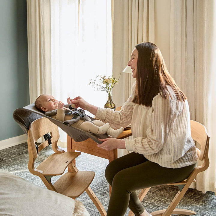 Leander Newborn Seat For Leander Highchair - Cool Grey