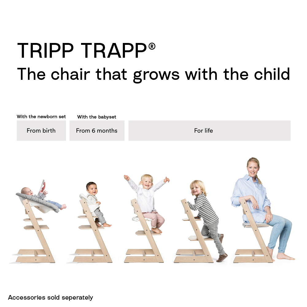 Stokke Tripp Trapp® Oak Wood Chair For Life