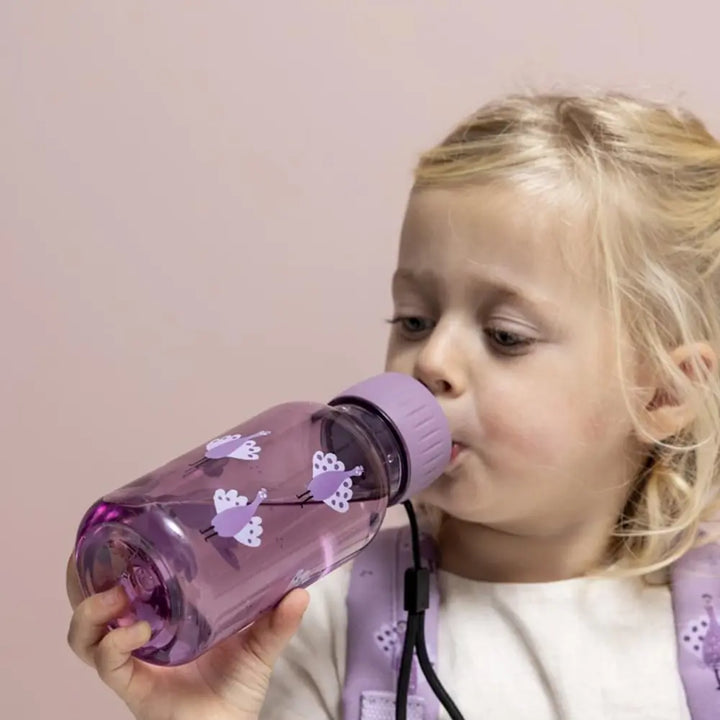 Trixie Tritan™ Kids Water Bottle | 350 ml Leak-Proof Drinking Bottle with Easy-Sip Spout, Carry Loop &amp; Dishwasher-Safe Design | 3 Years Onwards | Proud Peacock