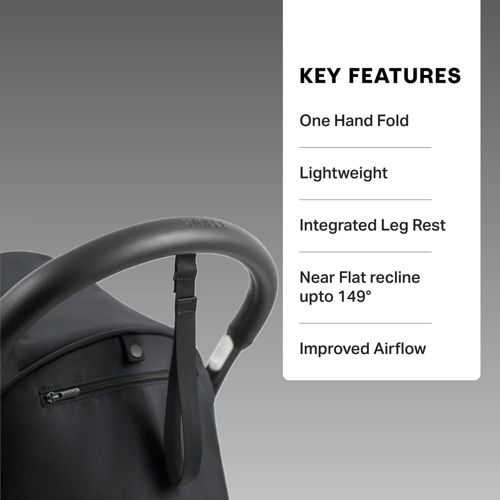Stokke YOYO 5 Stroller (6M+) - Black