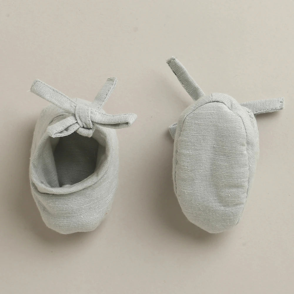 Sweetlime By As Unisex Pure Comfort Organic Cotton Baby Booties - Green