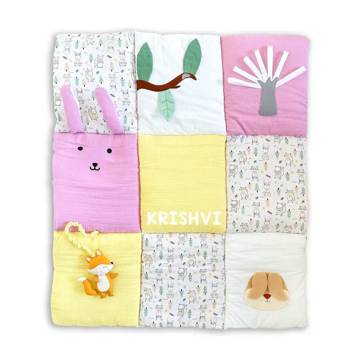 GWD Kids Woodland Explorer Play Gym &amp; Sensory Mat Set