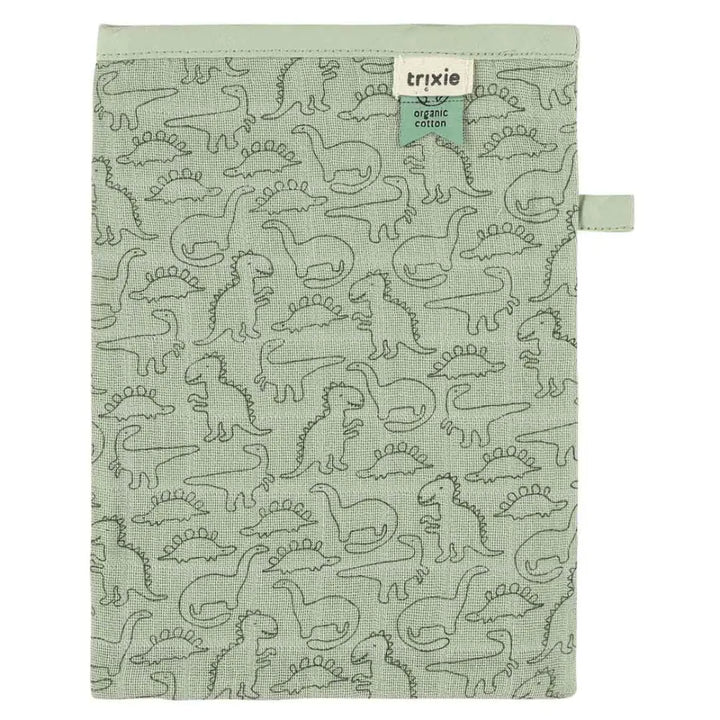 Trixie Muslin washcloths 3-pack mix - Daring Dino