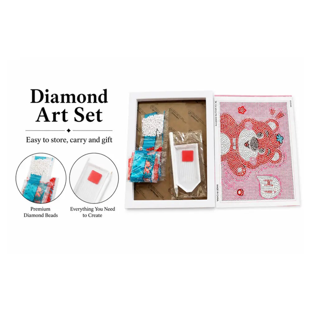 Scoobies 7-in-1 Art &amp; Craft Kit with Canvas &amp; Diamond Art Kids