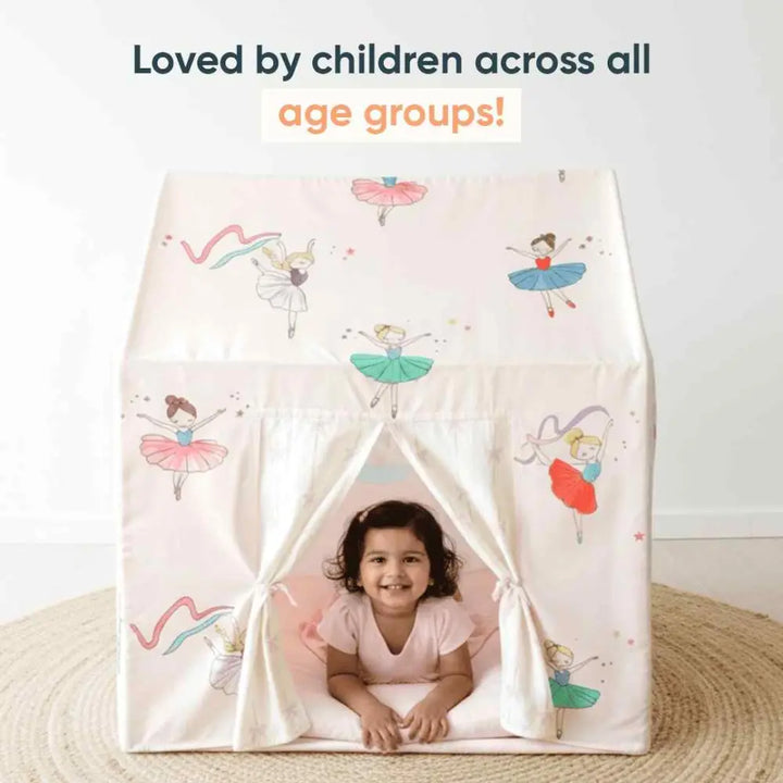 Curious Cub Princess Kids Play Tent House | Magical Indoor Hideaway for Imaginative Play | Suitable for Children Aged 2–5 Years