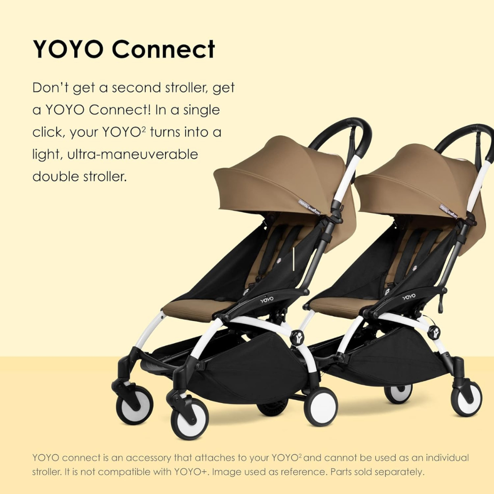 YOYO² Connect with Bassinet - White Frame