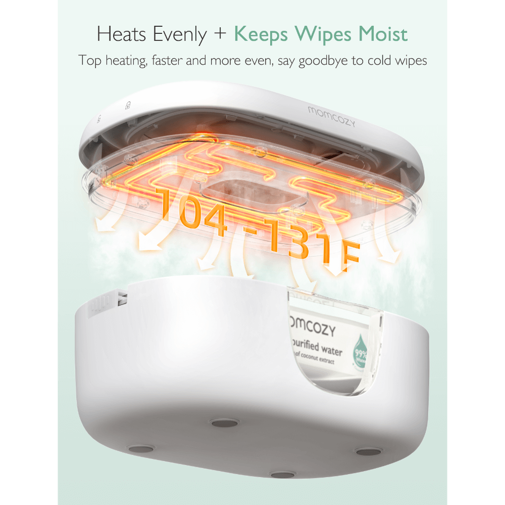 Momcozy Health Care Baby Wipe Warmer White