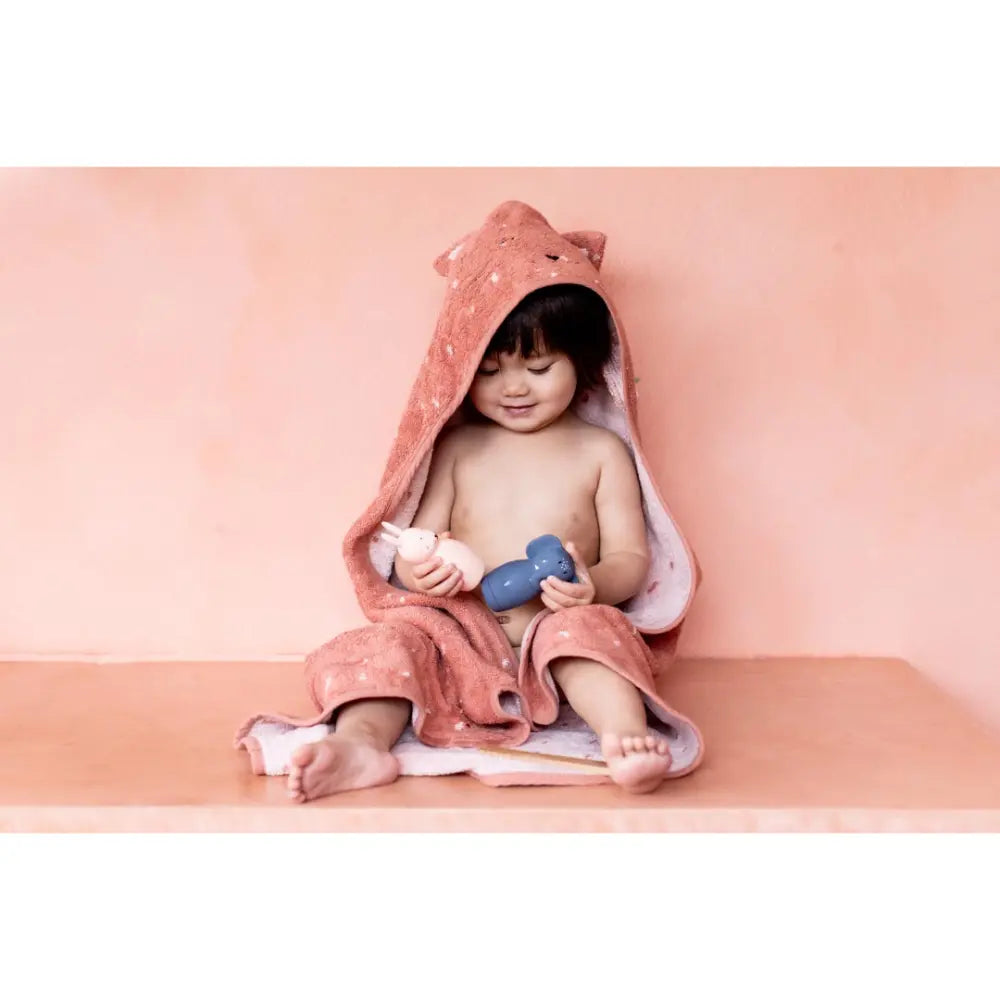 Trixie Hooded Towel | 75x75cm - Mrs. Cat