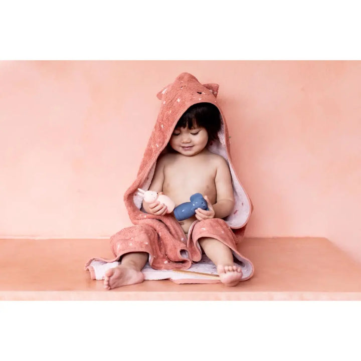 Trixie Hooded Towel | 75x75cm - Mrs. Cat