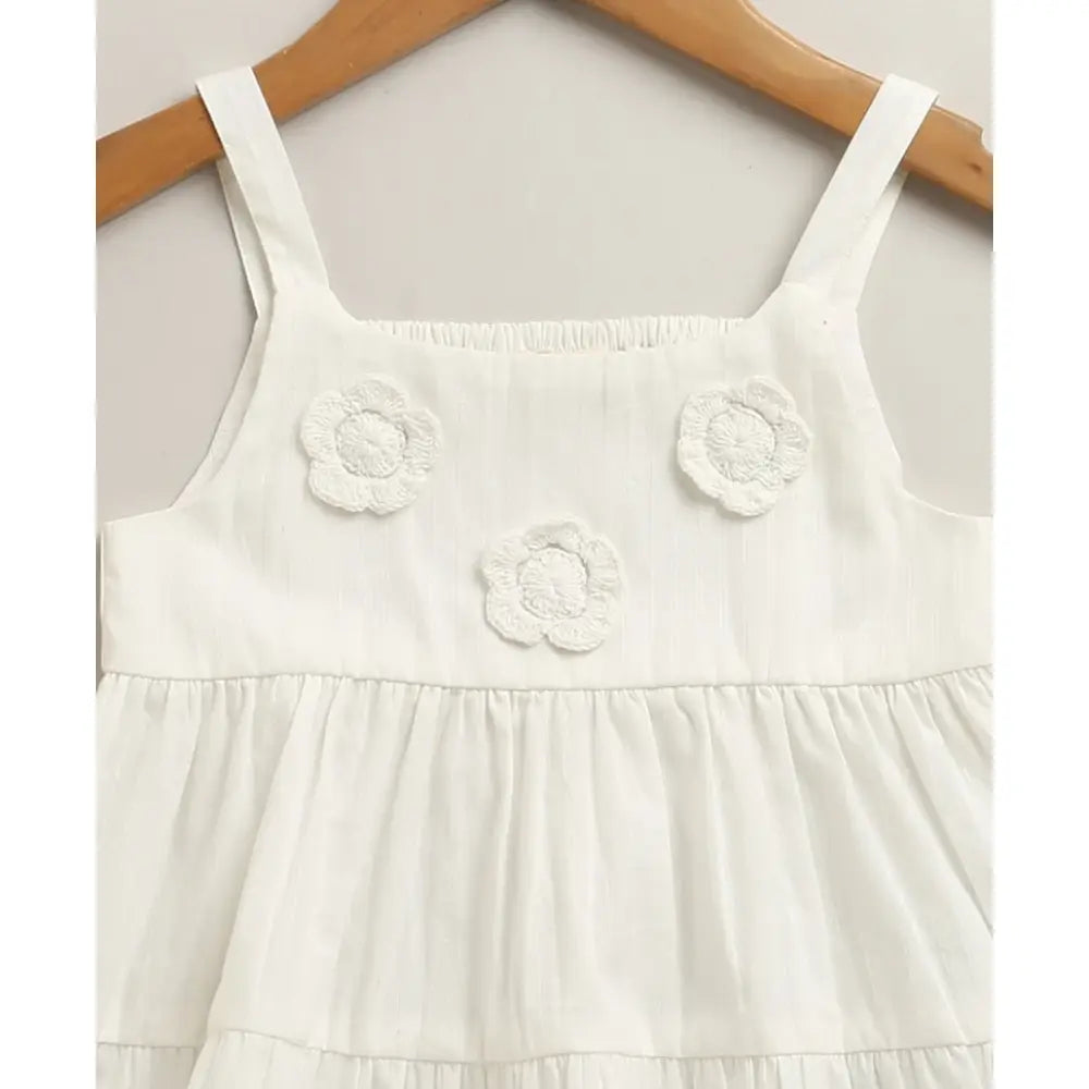Sweetlime By As Snowdrop Sweetheart Organic Cotton Dress – White