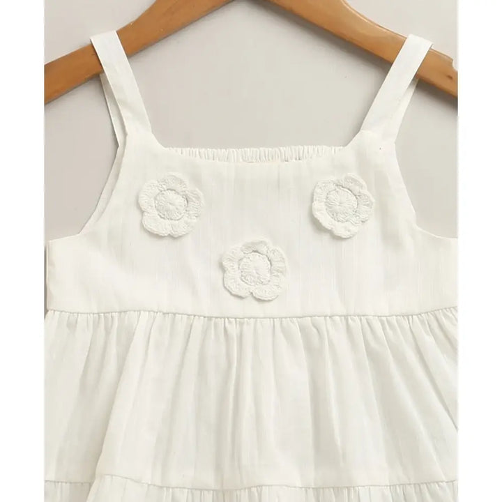 Sweetlime By As Snowdrop Sweetheart Organic Cotton Dress – White