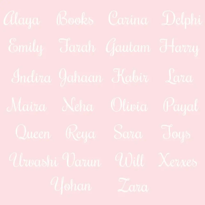 The Tiny Trove Personalized Name Box Cursive - Wooden