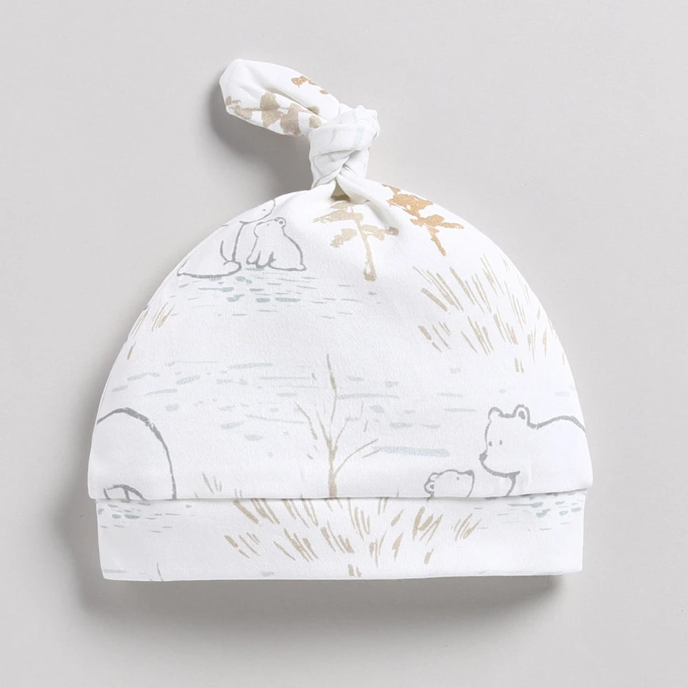 Cot &amp; Candy Baby Organic Beanie - Cuddle Bear