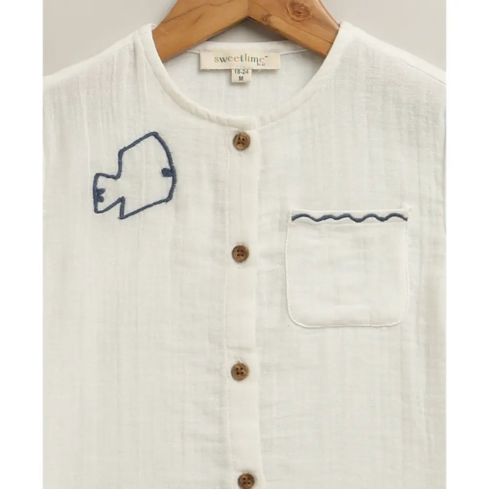 Sweetlime By As Little Sailor Summer Set - Blue &amp; White