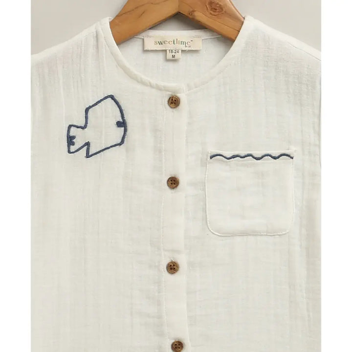 Sweetlime By As Little Sailor Summer Set - Blue &amp; White