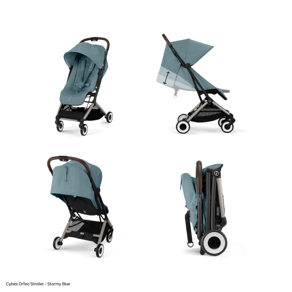 Cybex Orfeo Cabin-Friendly Stroller with Easy One Hand Compact Fold, F –