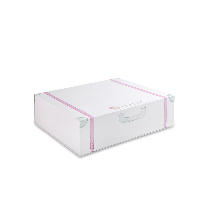 The Baby Trunk Newborn Gift Box – Bambi Onesie &amp; Hand painted Bib