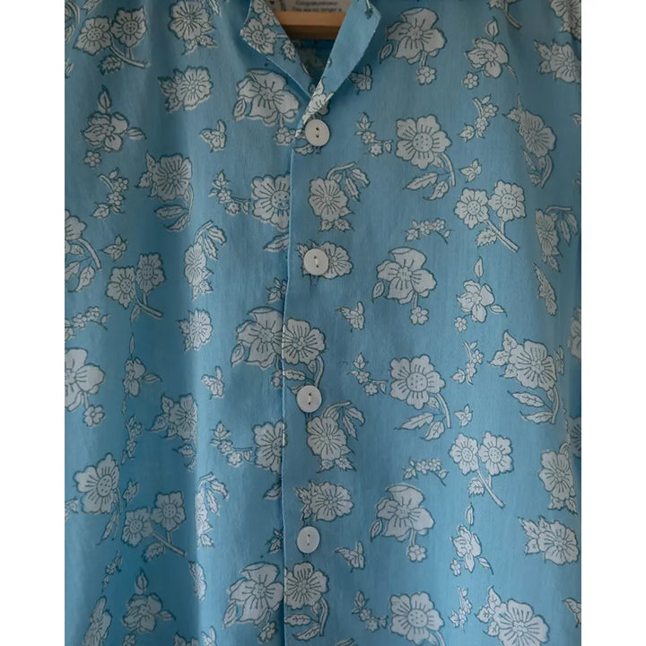 Love The World Today Boogie Co-Ord Set For Boys In Powder Blue