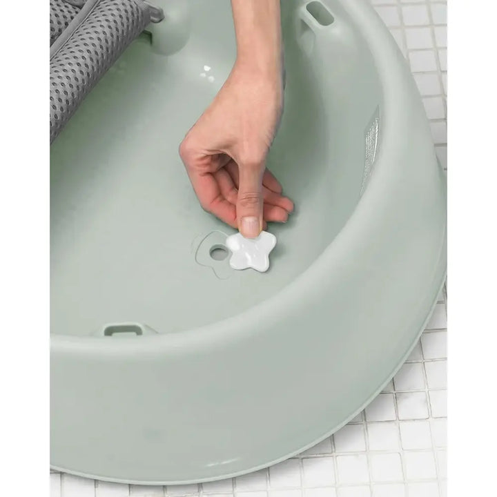 Skip Hop Moby Smart Sling 3-Stage Baby Bath Tub – 0 to 36 Months, Sage
